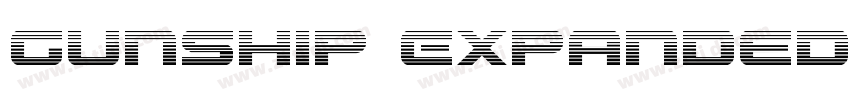 Gunship Expanded字体转换
